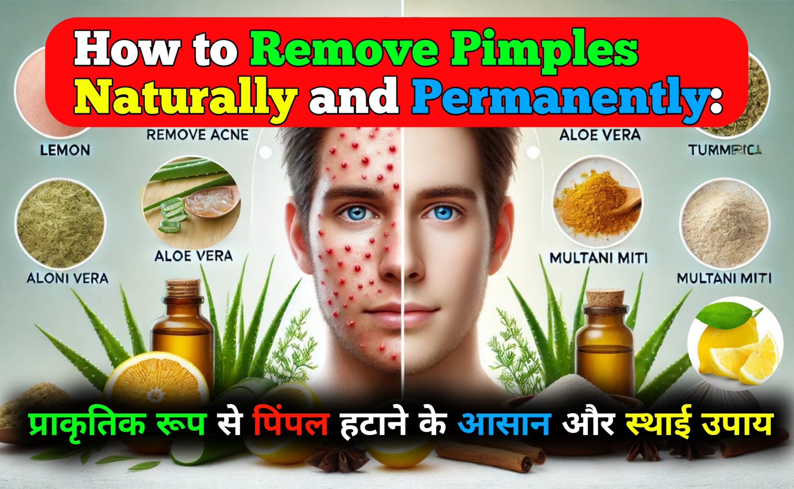 How to Remove Pimples Naturally and Permanently