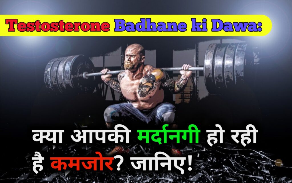 Testosterone Badhane ki Dawa: क्या आपकी मर्दानगी हो रही है कमजोर? जानिए!